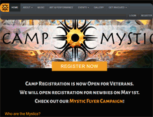 Tablet Screenshot of campmystic.org